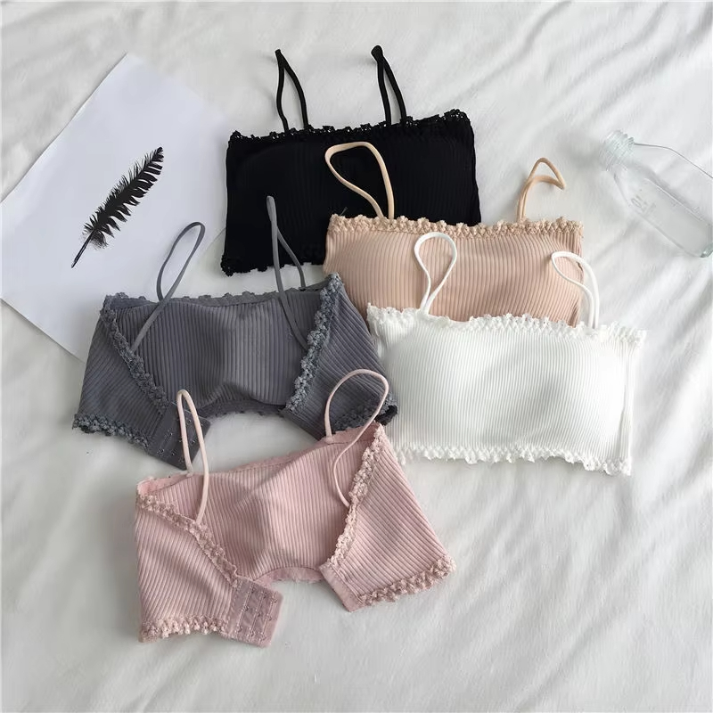 Suspender Tank Top - Damesbeha Vrouwelijke Tube Top BH Dames