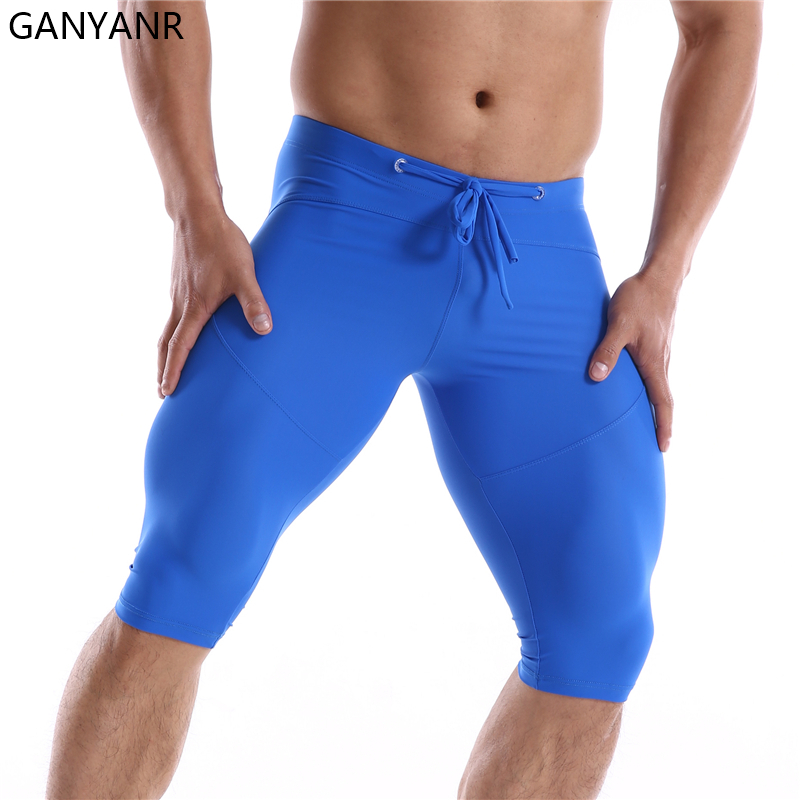 Compression Shorts Athletes - Ganyanr Running Tights Mannen Compressie Leggings