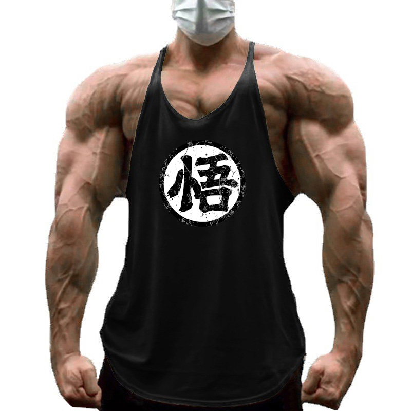 Suspender Tank Top - Gym Fitness Bodybuilding Bretels T-shirt Heren