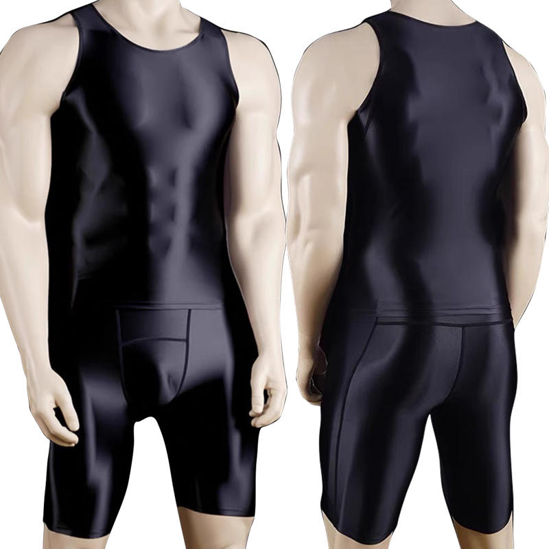 Compression Shorts Athletes - Heren Dunne Fitness Vest Panty Pak