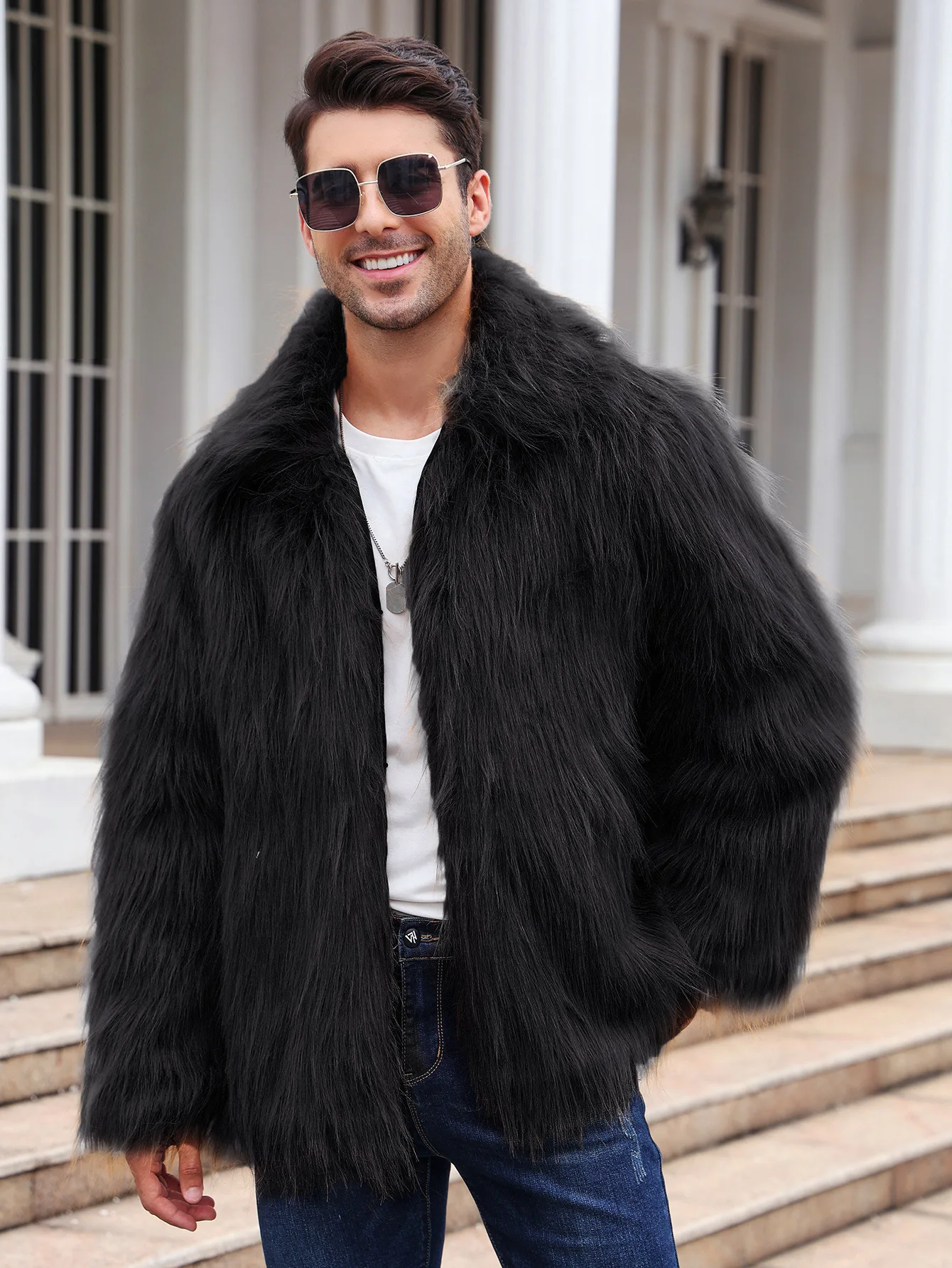 Mannen Faux Vossenbont Jas Jas - Thermal Long John recensie en prijs