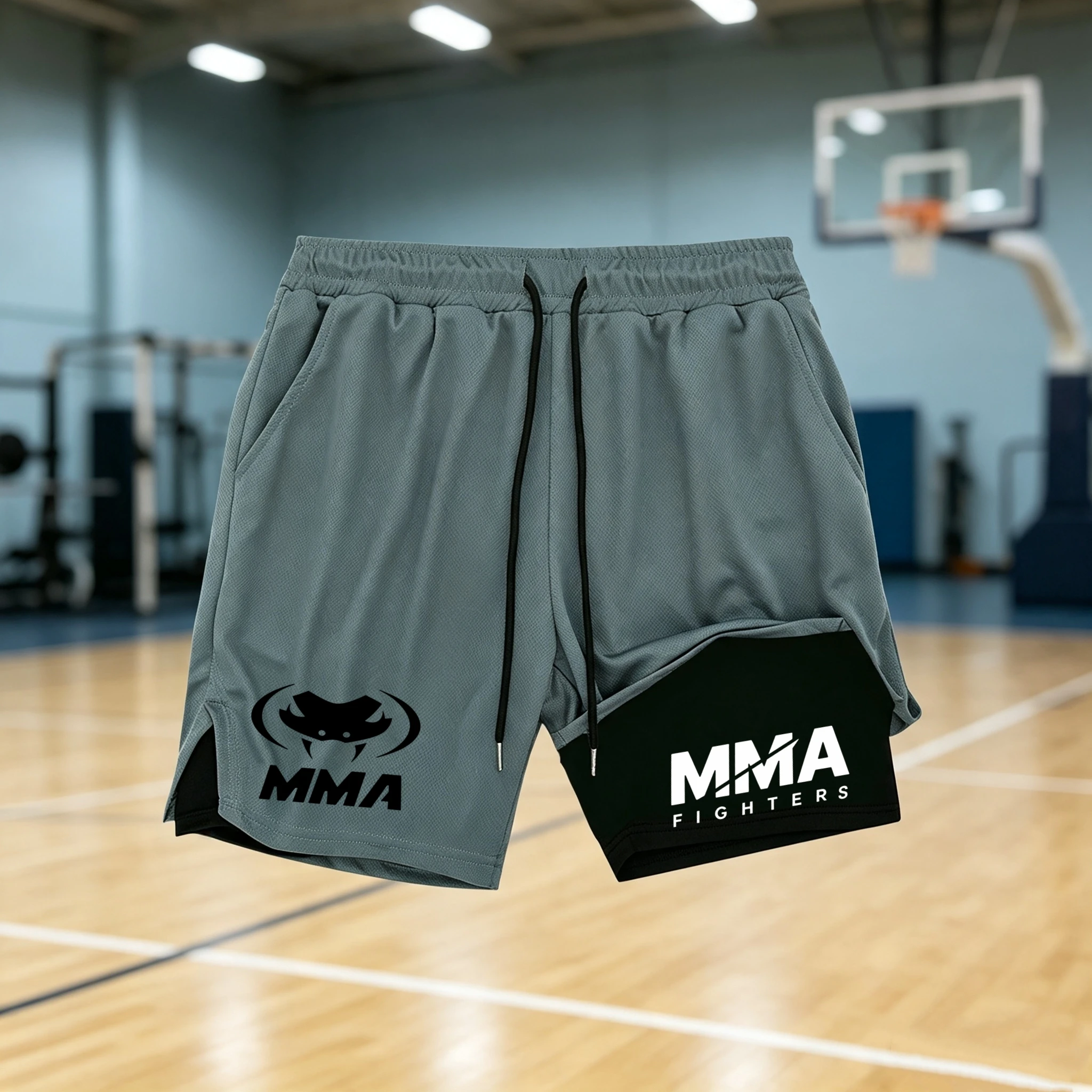 2-in-1 MMA Fighter Shorts voor - Compression Shorts Athletes recensie en prijs